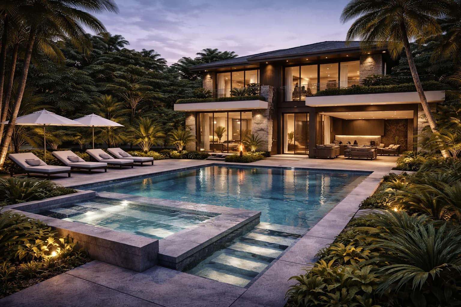 Poolside Residence